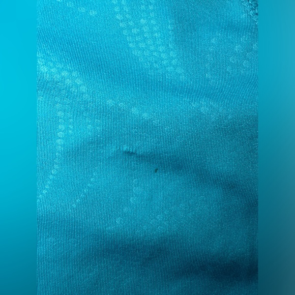 Tek Gear Teal Blue Shirt Women Size Small Athletic Work Out Shirt - Picture 3 of 7